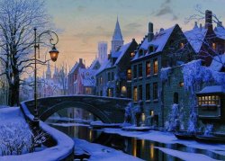 Fascinating winter evening in Brugge, Belgium.jpg
