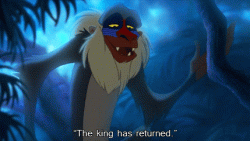 The King has returned.gif