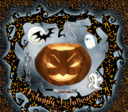 Lady Pumpkin Halloween.gif