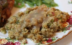 Cornbread Sage Dressing with Gravy WM.jpg