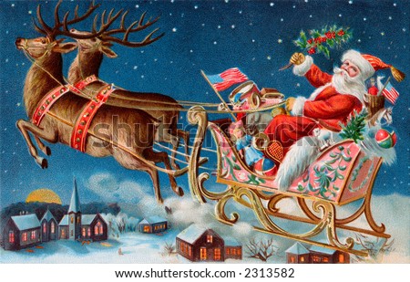stock-photo-santa-and-his-sleigh-flying-above-a-sleepy-village-on-christmas-eve-a-vintage-illustration-2313582.jpg