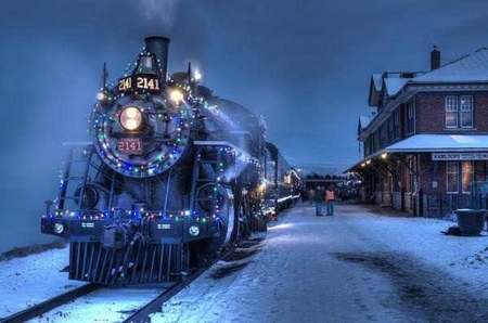 Christmas Trains - My Merry Christmas