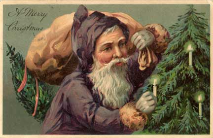 Image result for santa claus 19th century