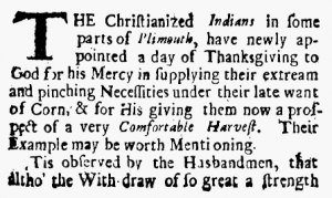 Thanksgiving 1690