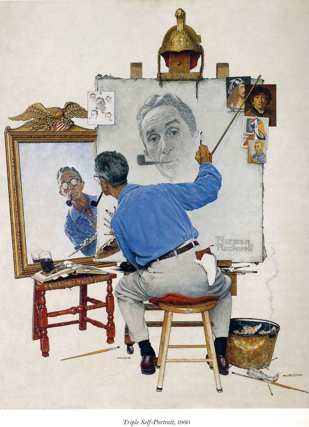 Norman Rockwell Self Portrait