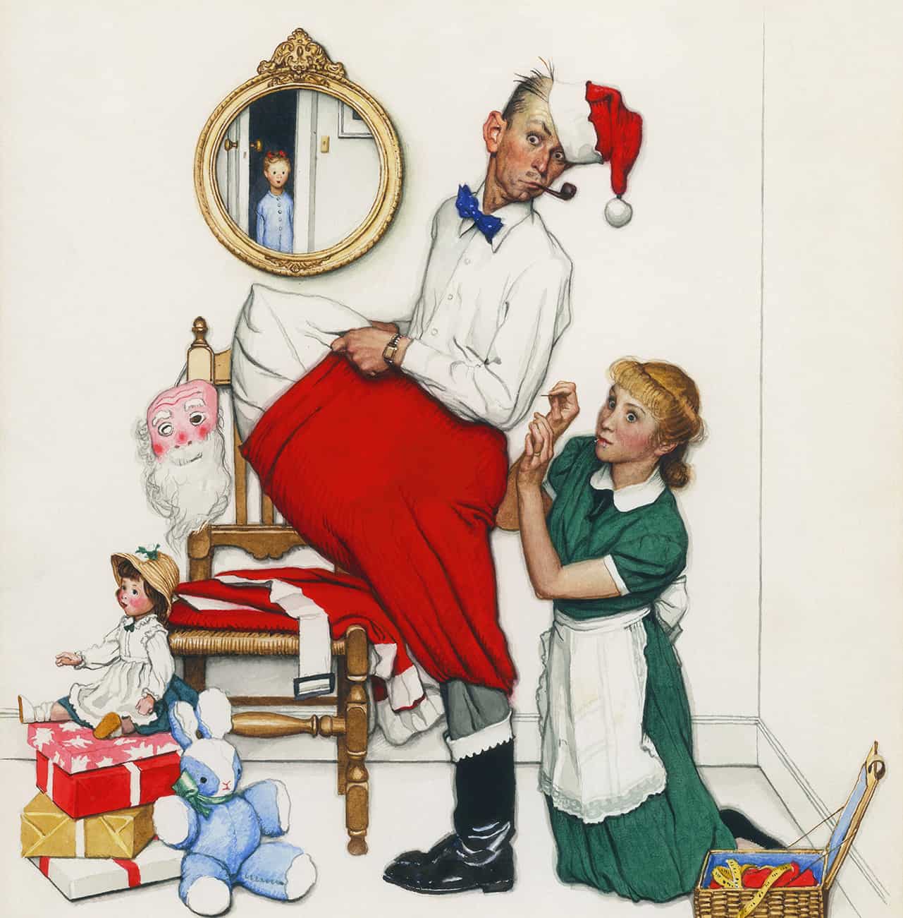 Rockwell Santa Surprise