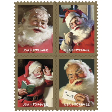 Christmas Stamps - Santa