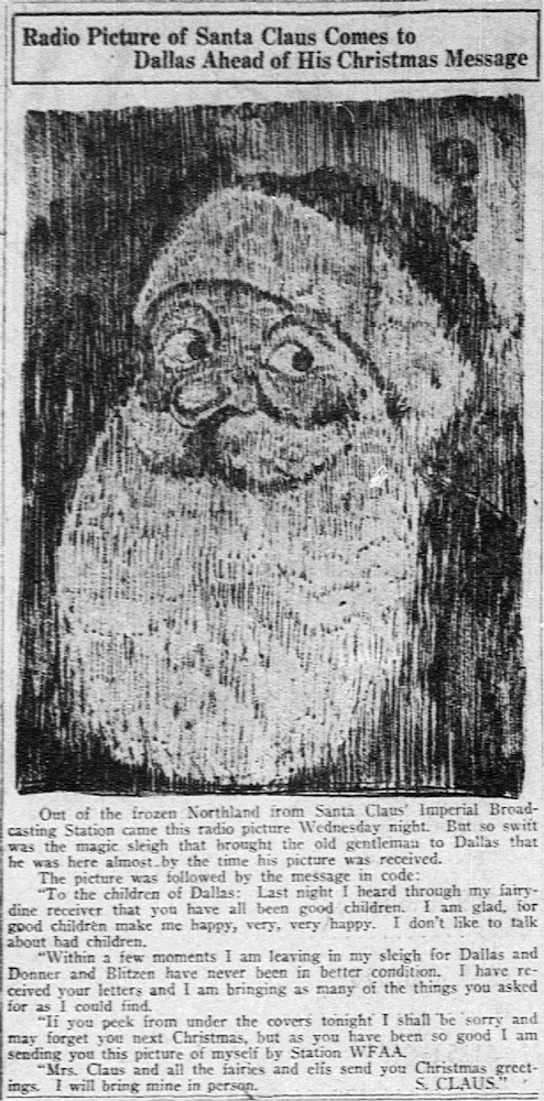 Santa in 1924