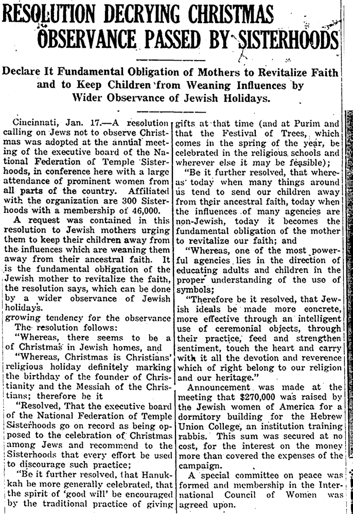Jewish Christmas